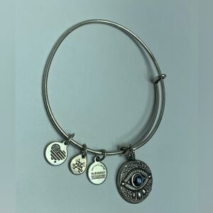 Alexa and ani Sterling silver bracelet evil eye charm